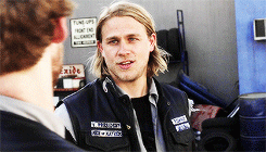 thegavelcorrupts:  Jax Teller in every episode: 1x01 - pilot 