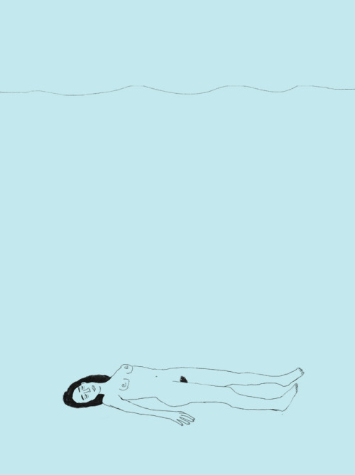 solarsisterss:  Girl on the bottom of the ocean