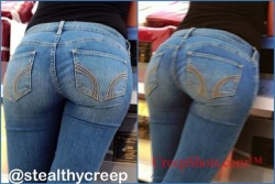 creepshots:  @stealthycreep creeps a perfect ass in tight jeans! http://shar.es/RWd8f