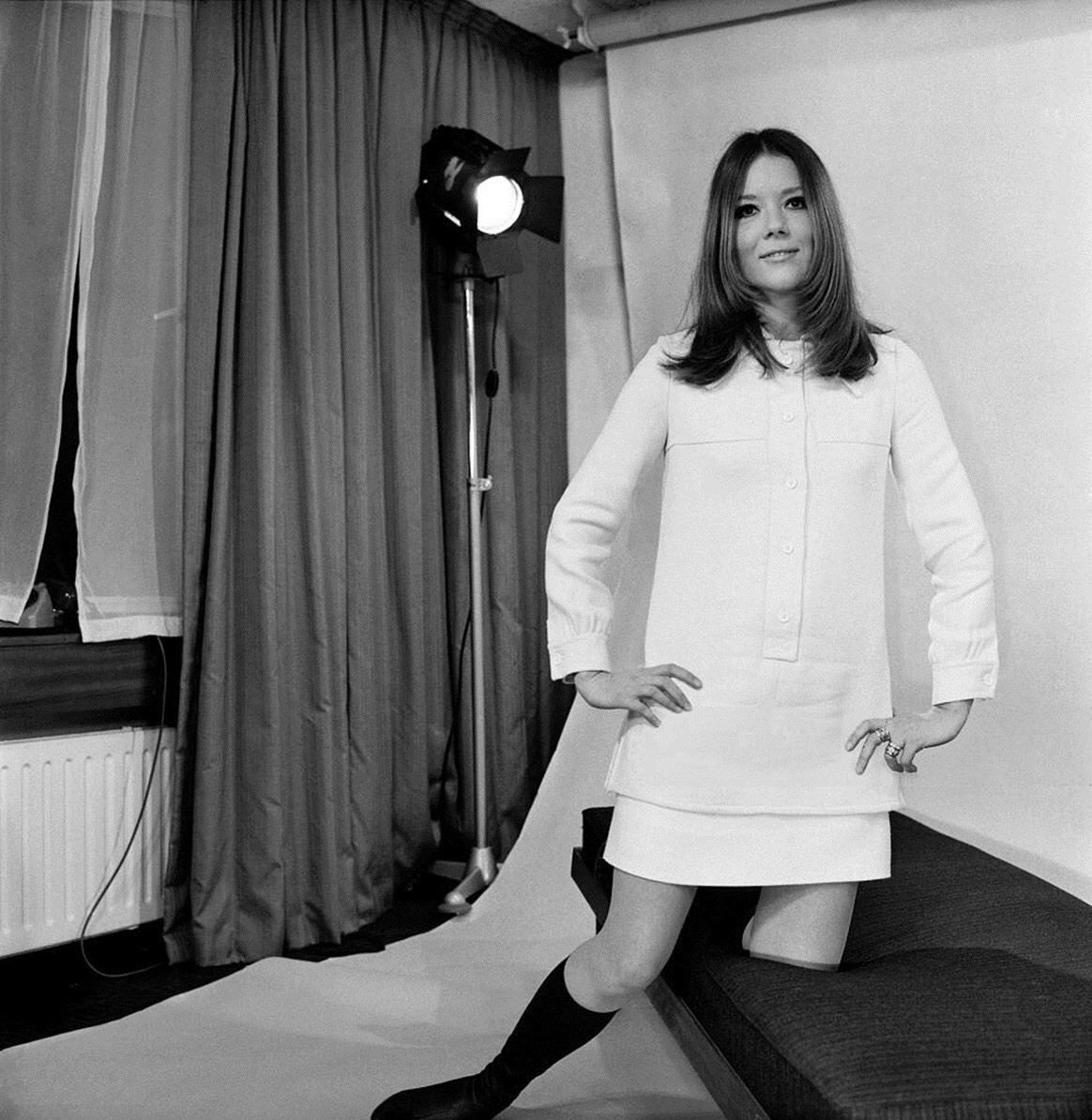 isabelcostasixties:  Diana Rigg in New York City, November 1969 