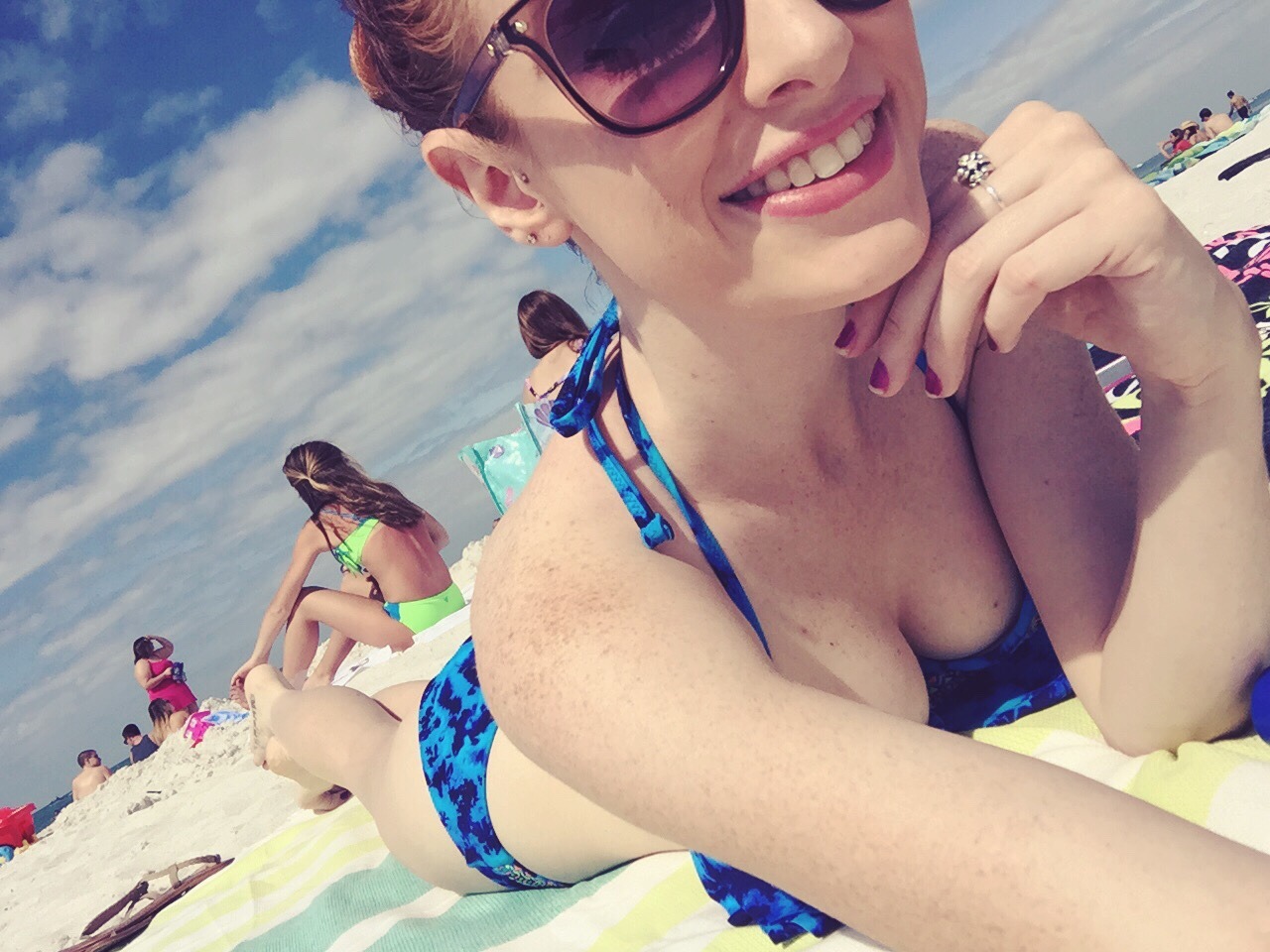 theseachingbones:Getting my beach on☀️🌴💙