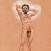agaywonderland:Self portait, pencil color on paper