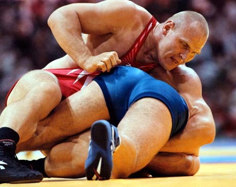 Greco roman wrestling takedowns