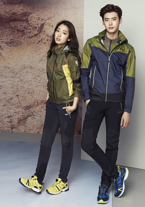 [Photo:HD] 16/02/2015 Lee Jong Suk & Park Shin Hye @ Millet 2015 S/S Credit : ©fashionseoul 