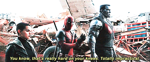 commander-racc00n:Lextra ‘not so superhero landing’ ft. Deadpool