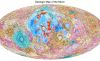 The 1:2,500,000-Scale Geologic Map of the Global Moon  Geologic maps of the Moon provide comprehensive information about the geologic strata, structural features, lithologies, and chronology of the lunar crustal surface, which reflect the evolution...