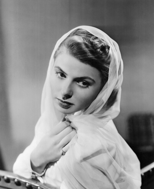 historicwomendaily celebration week: Favorite Film StarIngrid Bergman (29 August 1915 – 2