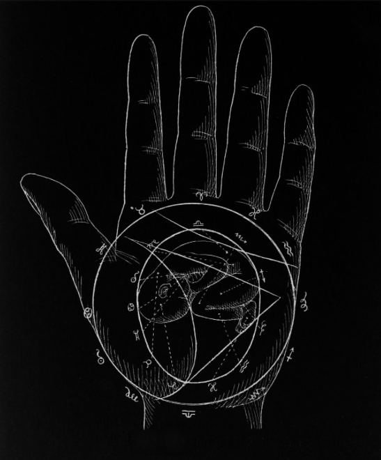 chaosophia218:Elie Alta - Art of Palmistry, “Cosmogonie Humaine”, 1917.