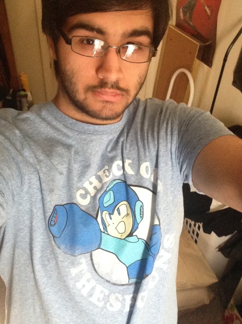 *buys a shirt because it has mega man on it*