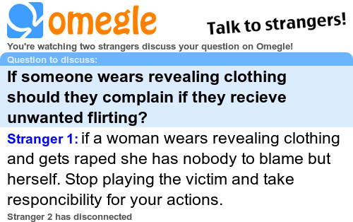 feminismandomegle:It seems like this season of Feminism and Omegle the answers are more mature than 