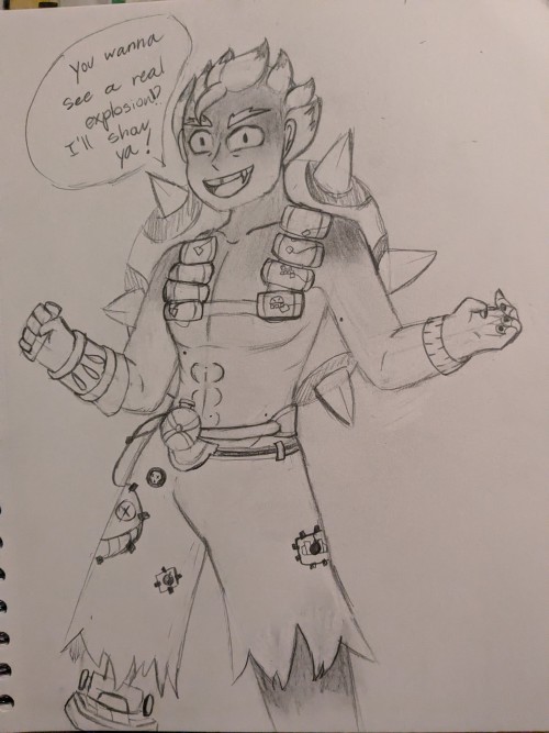 So I Redrew Junkrat And I Absolutely Enjoy It! I Hope You Guys Like It As Well.