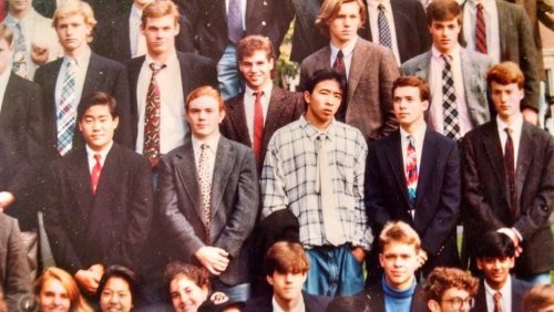 Andrew Yang in high school in New Hampshire, c. 1992. Check this blog!