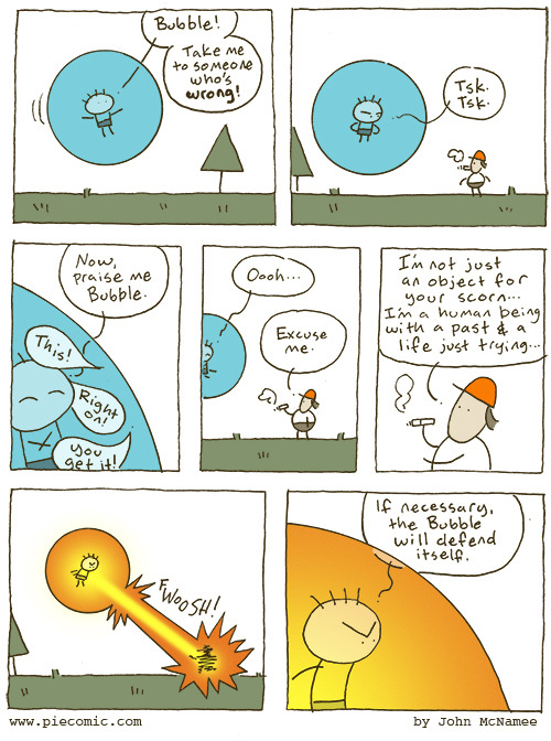 tastefullyoffensive:  by Pie Comic 