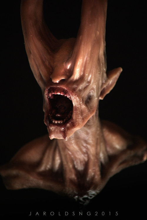 morbidfantasy21: Horror sculpture by Jarold Sng
