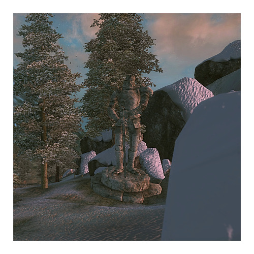 #oblivion screenshots#oblivion#winter#oblivion forest#bruma#oblivion mods#Image Only#no text#twitch#edited#snowy