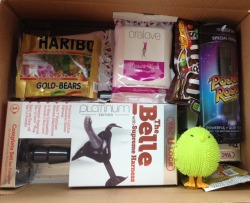 dirtyberd:  Pretty good at putting packages together I gotta say  Haribo gummy bears! 