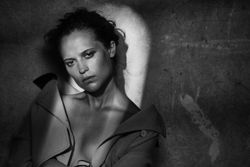 joewright:   Alicia Vikander by Peter Lindbergh for “Shadows On The Wall” — 2016