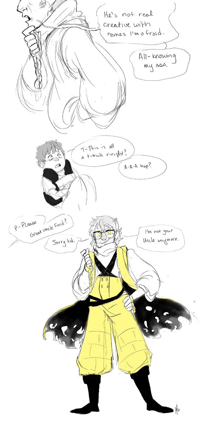 So I Was Reading Some One Of Us AU Stuff And Then