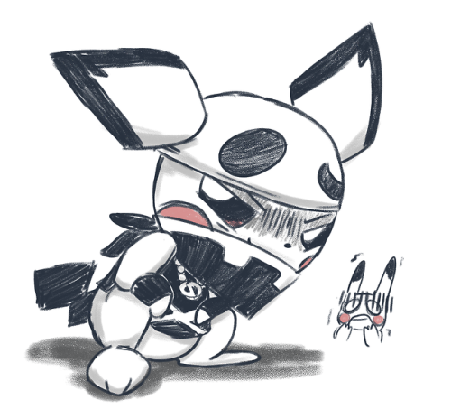 The Newest, Cutest Member of Team Skull, Pichu! Smash Ultimate Costumes are great~