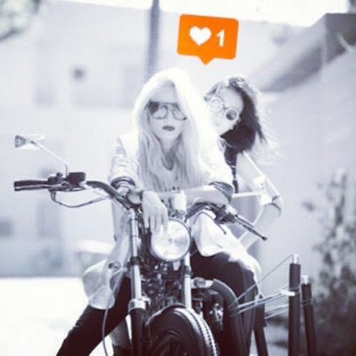 #LGTB #Together #LesbianCouple #Motorcycles #YouAndI #LoveHer  