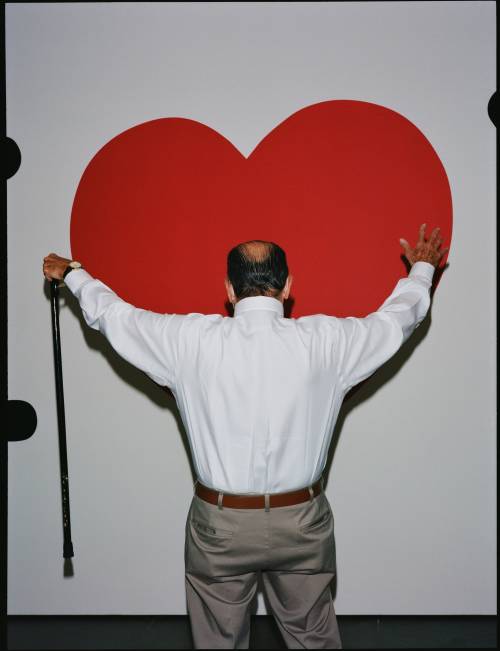 Milton Glaser photographed by Matthew Beck for the The New Yorker