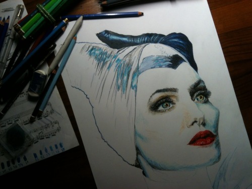 cchtml:Here’s the complete step by step of my maleficent drawing It was my first serious colored p