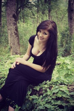 Black Dress in the Woods