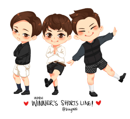 Just some Winner doodles I uploaded recently on my new winner twitter account (for winner spazzing a