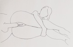 ismaelguerrier: Line Drawing   (Pen on paper)