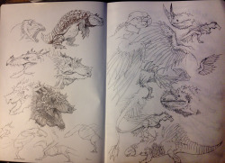 grimchild:  Got a new sketchbook and spent
