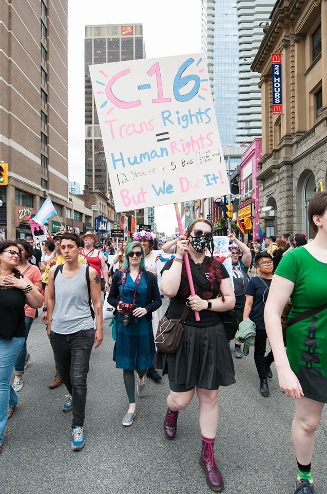 allthecanadianpolitics: Toronto’s Trans March; June 25th, 2017. See the rest of
