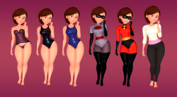 skuddpup: My Helen Parr model is up for download!