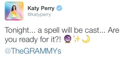 prismcess:  CONFIRMED: katy perry will be