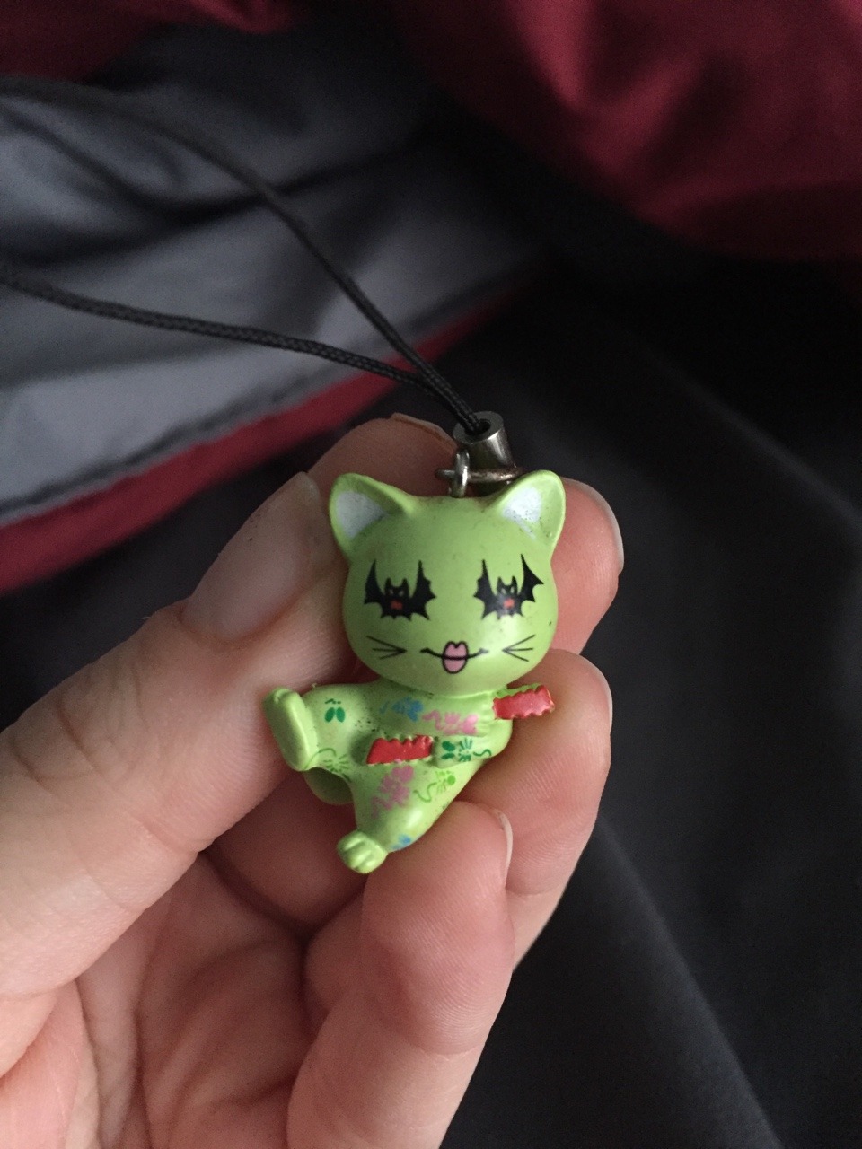 No omo…But I eat at this place a lot and they recently started selling some random old used Japanese keychain things…. and I’m hooked they are cute as fuck!!!!!I got these 2, 2 days ago! This is Mooshi! He’s got a cute lil video game