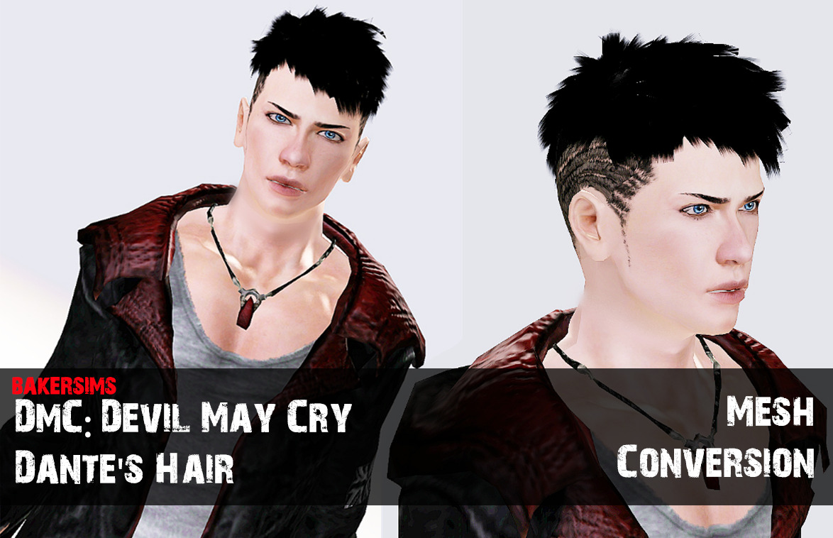 Simlicious — bakersims: DmC: Devil May Cry - Dante's hair