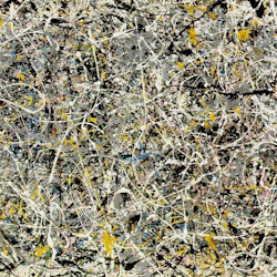 calebdwood:  Jackson Pollock, paintings in