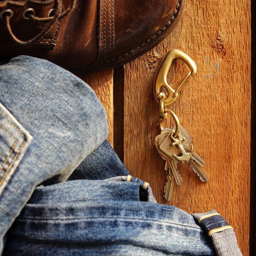 Get out and keep your keys together. Quality goods made to last, handcrafted in Japan by Smoky Sumi’