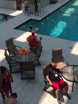 Stellarvisionary:   Aerialsquid:    I Was On The Balcony Over The Hotel Pool When