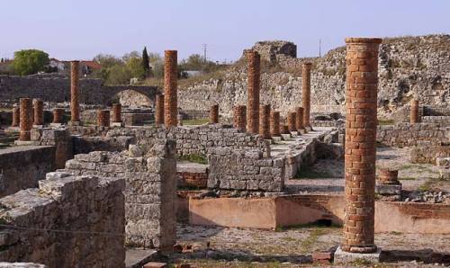 via-appia: Conímbriga, one of the largest Roman settlements in Portugal Roman Empire, 3rd cen