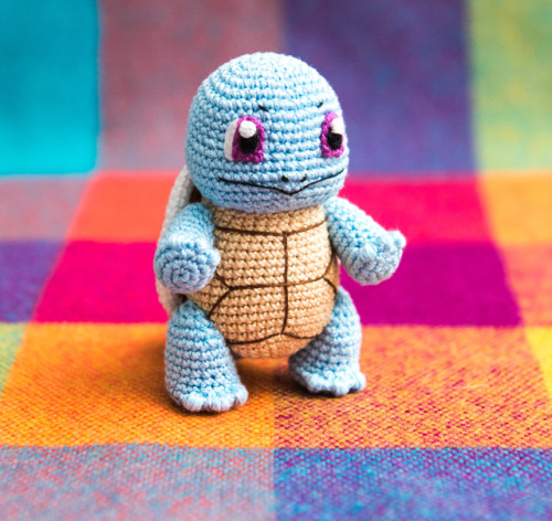 retrogamingblog: Crochet Starter Pokemon made by Aradiya