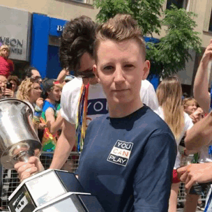 hbrowne24:  Safe to say I had an absolute blast at Toronto Pride! So proud to be a part of this city.