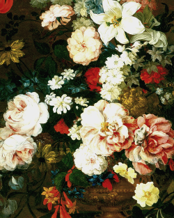 Arsantiquis:  Mary Moser (1744-1819), Detail Of Vase Of Flowers. 
