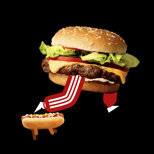 Dancing Burger Gif