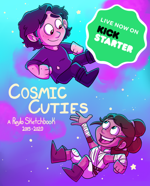 doodlinjaz:doodlinjaz: doodlinjaz:“Cosmic Cuties: A Reylo Sketchbook”Now LIVE on Kicksta