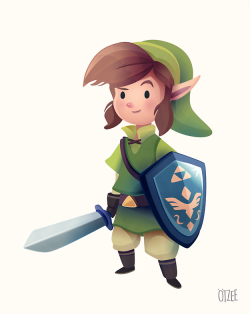 poderfriki:  The Legend of Zelda - Link by Otzee 