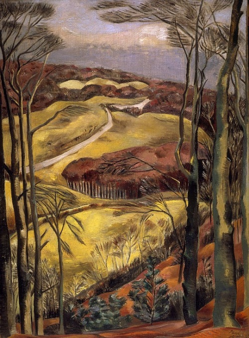 Berkshire Downs, Paul Nash 1922