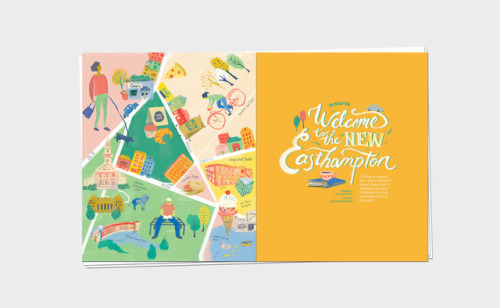 Map of Easthampton, MA done for Williston Northampton School.