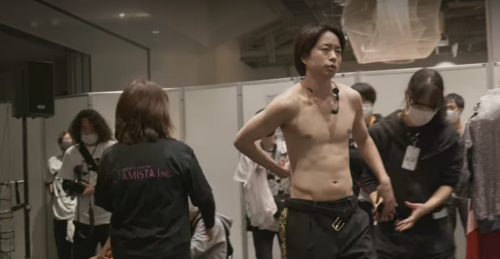 Backstage of Arafes 2020 - Sho Sakurai   He has been training so hard to stay in good shape and deli