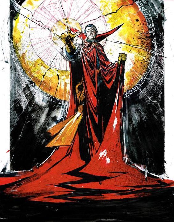 failed-mad-scientist:  Dr. Strange - Riley Rossmo 