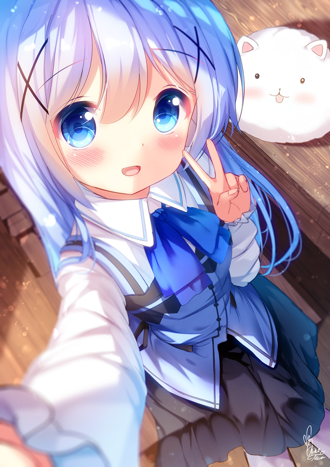 Planet Anime — Rabbit selfie. [Gochuumon wa Usagi Desu ka?]